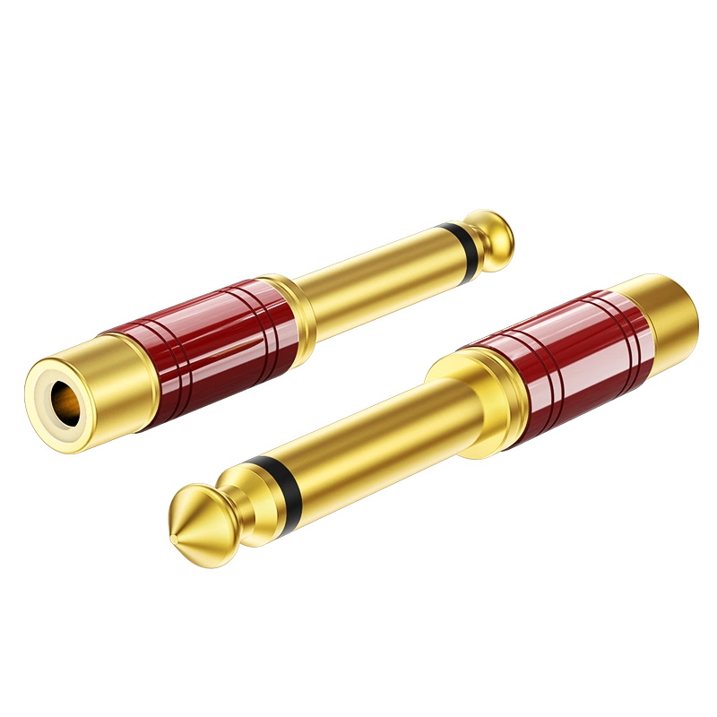 ERTK VelvetAdapter หัวแปลง 6.35mm Male to RCA Lotus Female สำหรับเครื่องเสียง ประกันศูนย์ไทย