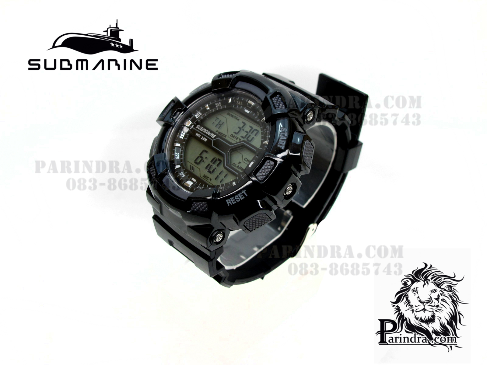 นาฬิกา US submarine รุ่น TP1311M ดำ-เทา พื้นเทา