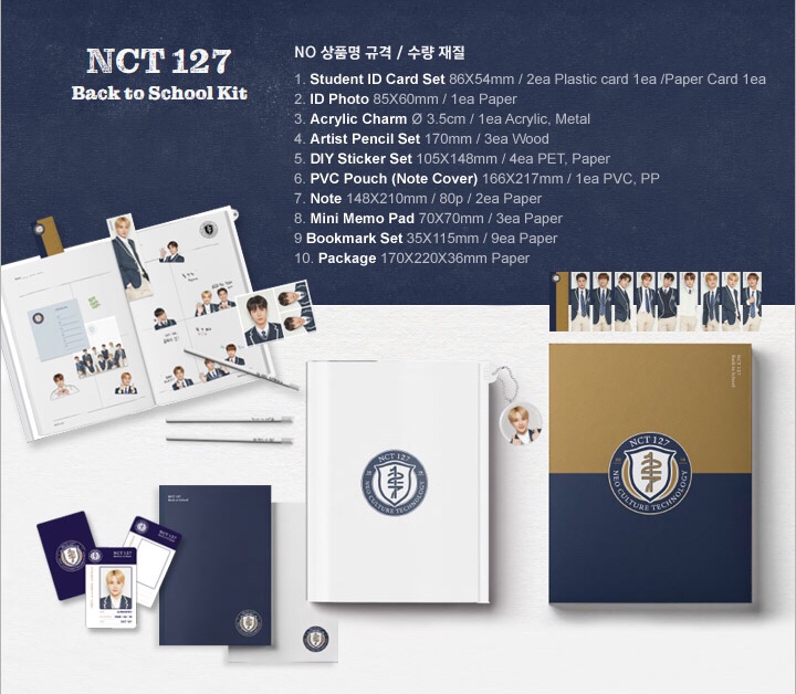 #NCT127 BACK TO SCHOOL KIT Doyoung ver.