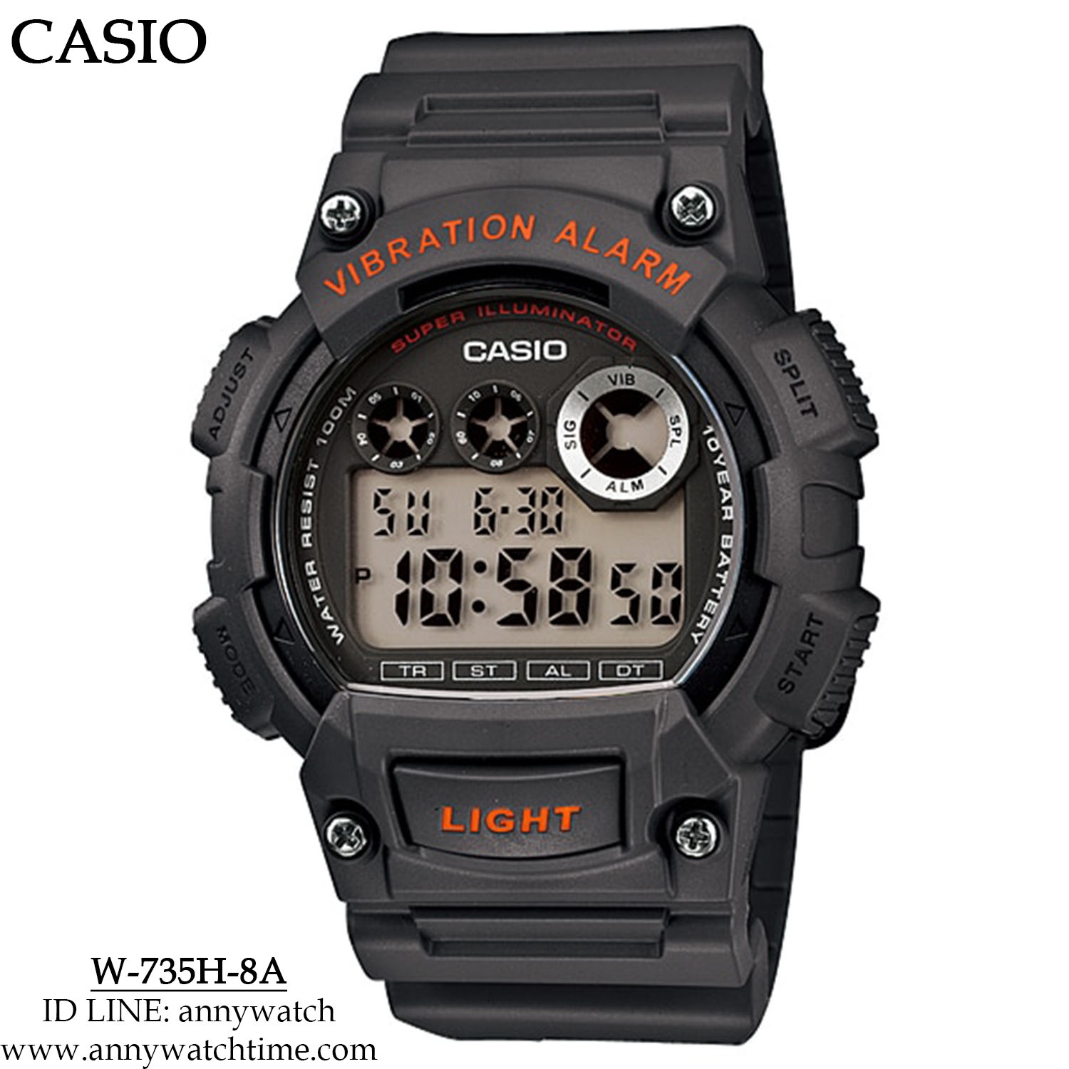 CASIO W-735H-8A