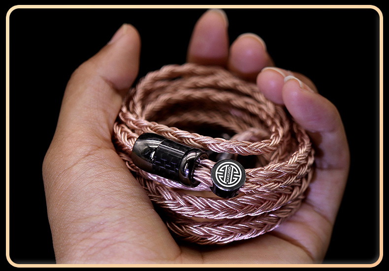 Hakugei Frey สายอัพเกรดหูฟัง Litz 6N OCC ชุบเงิน + Litz 6N OCC