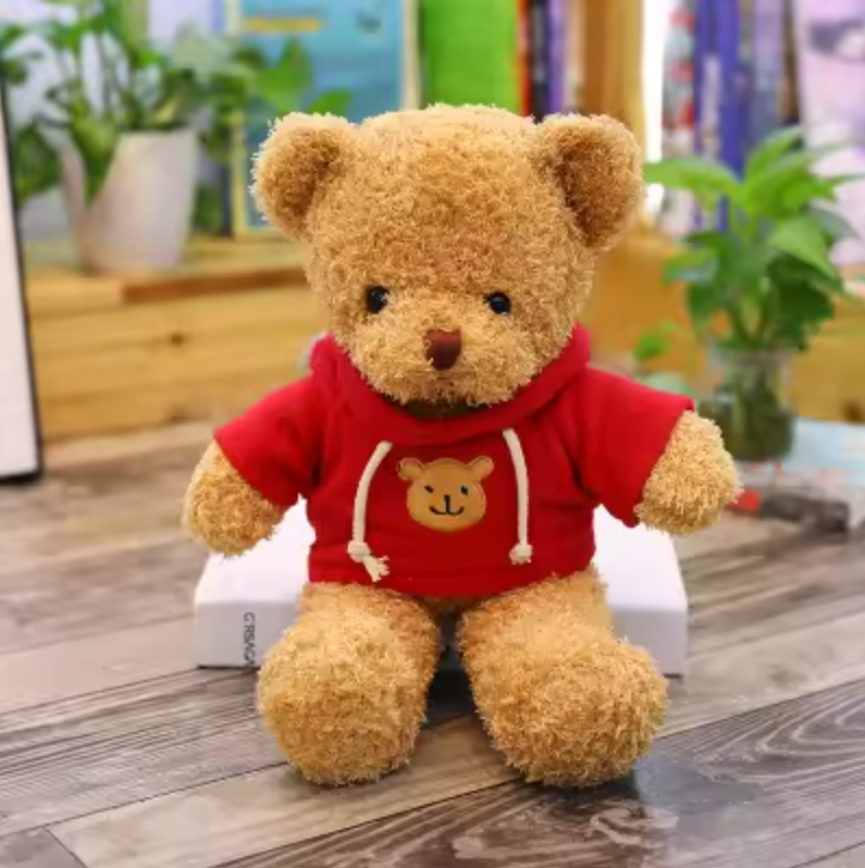 ตุ๊กตาหมียืน ขนหนู (อัดเสียง) ขนาด 30 ซม. (12 นิ้ว)