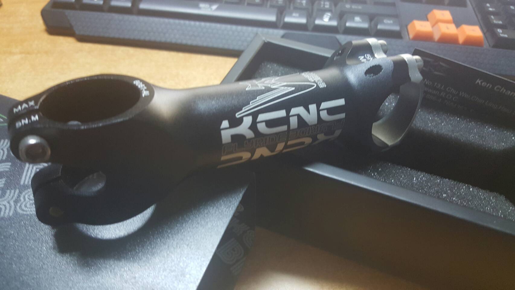 คอแฮนด์อัลลอยด์ KCNC Flyride 120mm.Riser,Oversize,ยาว 100,110,120มม.