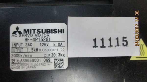 SERVO MOTOR “ MITSUBISHI ” รุ่น HF-SP152G1
