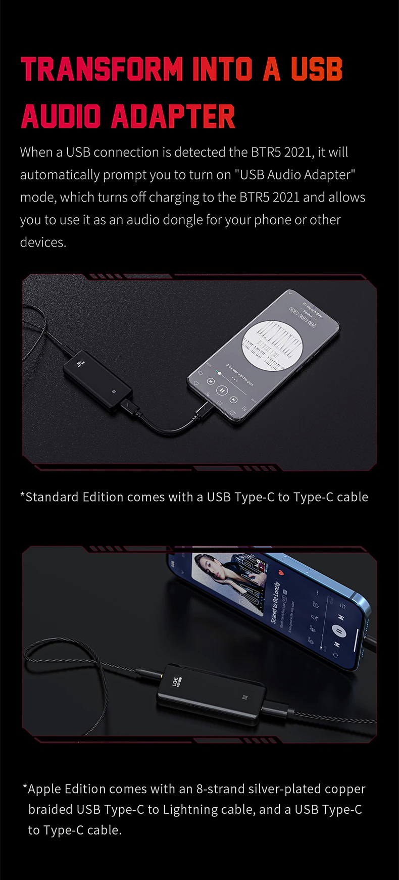 ขาย FiiO BTR5 2021 Bluetooth DAC/AMP ระดับเรือธง รองรับ MQA