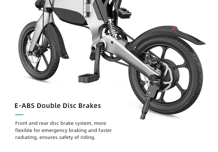จักรยานพับได้ไฟฟ้า PXID LIGHT P2 วงล้อ 16 นิ้ว มอเตอร์ 250วัตต์ แบต 36V/52.Ah ความเร็ว 25กม/ชม. ไกลสุด 40กม. 2024
