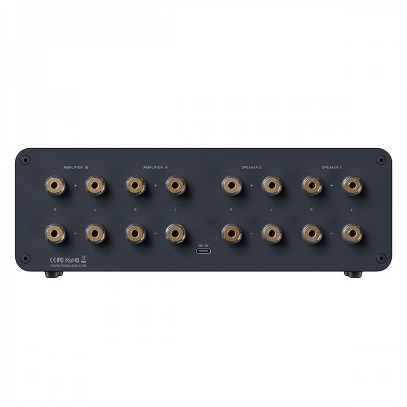 Fosi Audio LC30 ตัวสลับ ลำโพง เครื่องขยายเสียง พร้อมจอแสดงผล VU meters รีโมทควบคุมระยะไกล