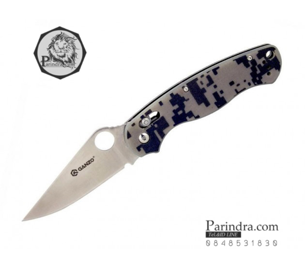 มีดพับ Ganzo รุ่น G729-CA ด้ามสีลายพรางทหาร CAMOUFLAGE ของแท้ 100%