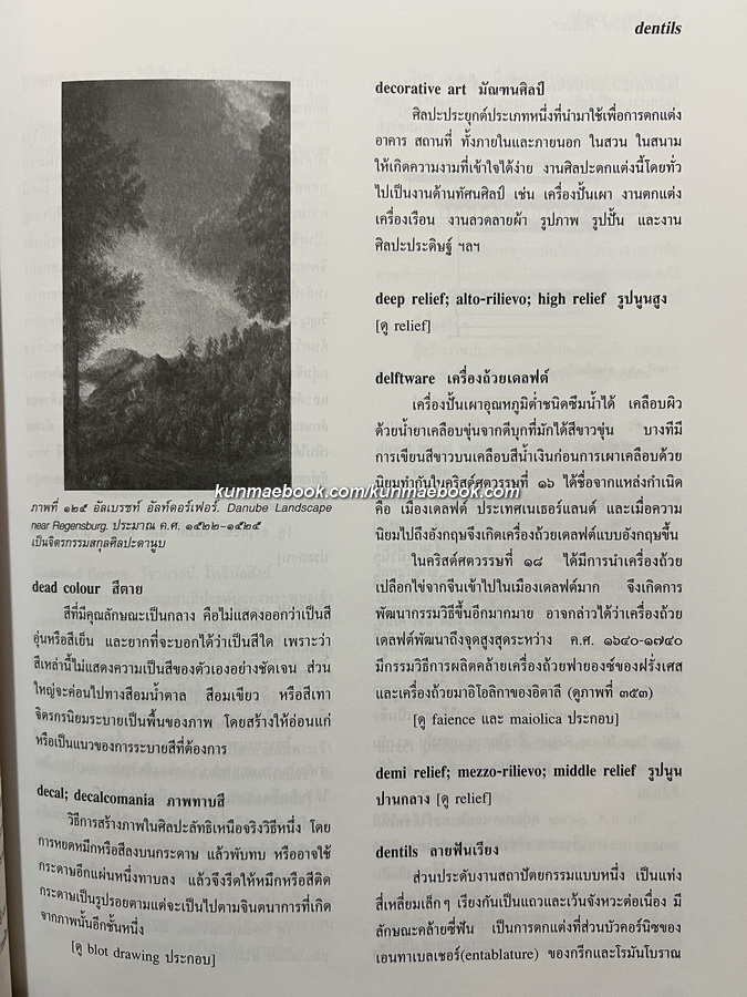 พจนานุกรม ศัพท์ศิลปะ อังกฤษ-ไทย ฉบับราชบัณฑิตยสถาน