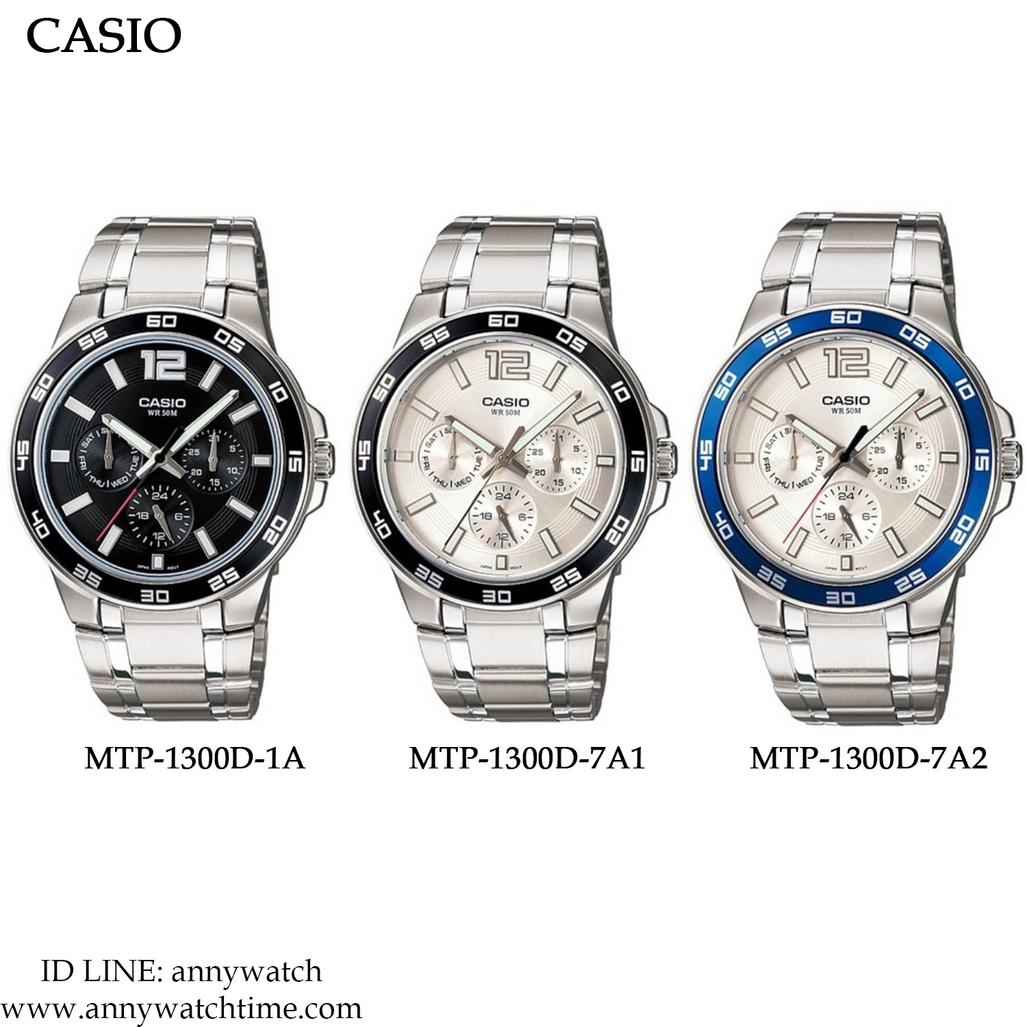 CASIO MTP-1300D-7A2