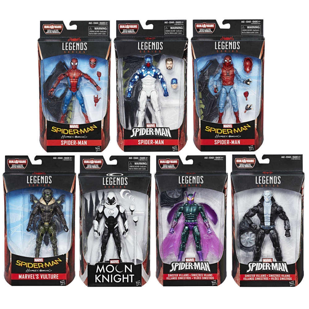 Marvel Legends - Spider-Man Homecoming Wave BAF Vulture's Flight Gear 8 Figures