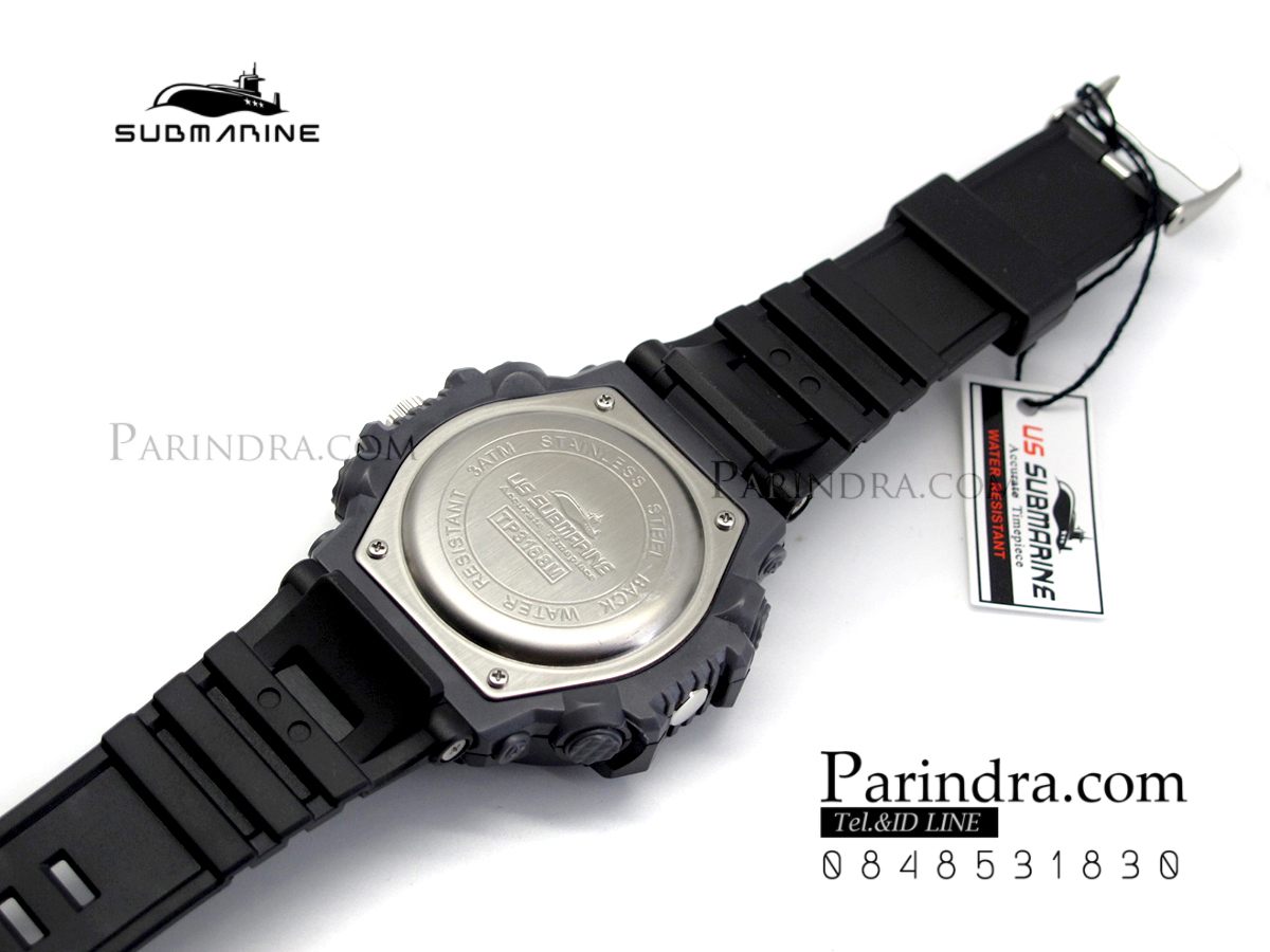 นาฬิกา US submarine TP3168M สีดำล้วน
