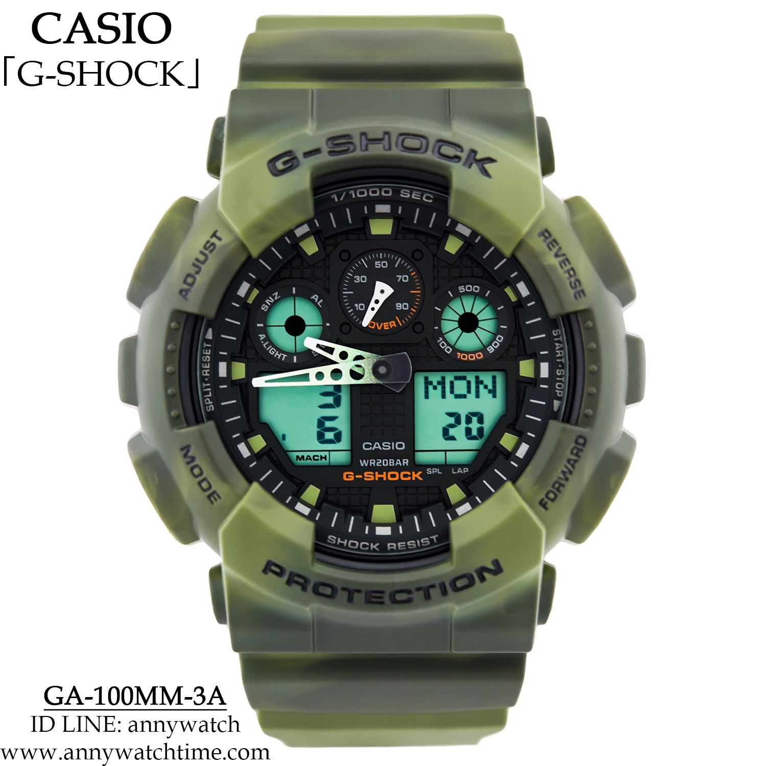 G-SHOCK GA-100MM-3A