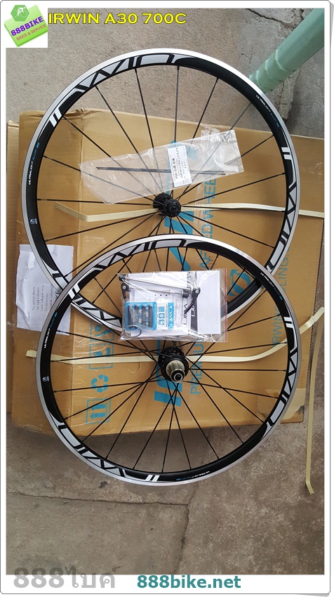 ชุดล้อเสือหมอบ IRWIN A30 ROAD WHEELSET อลูมิเนียม (Taiwan) ซี่แบน