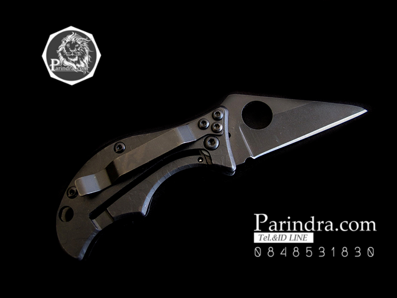 มีดพับ SR Mini Humming Bird สีดำ มีดพับขนาดมินิ พกพาสะดวก