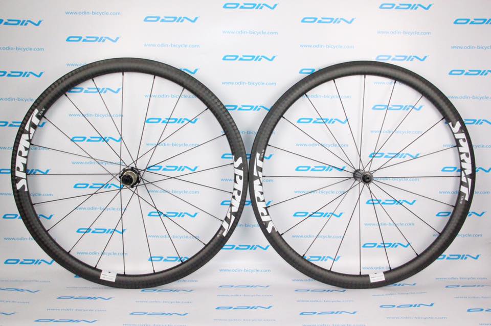 ล้อเสือหมอบ SPRINT DT-350 CARBON WHEELSET DT350S HUBS Tubeless (38/38) ยางฮาล์ฟ