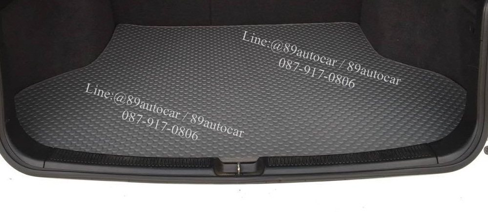 ผ้ายางปูพื้นรถยนต์ Lexus RX300 ลายกระดุมสีเทาขอบเทา