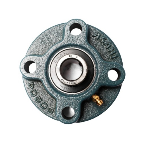 ตลับลูกปืนตุ๊กตา ทรงตัว O หมอนบล็อกแบริ่ง รูเพลา 1/2 นิ้ว ASAHI อาซาฮี รุ่น UCFC204-12 Pn.A211-0229 (แท้) ##