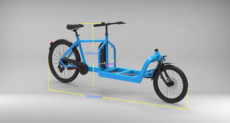 KAGO KG-Heavy Cargo Bike จักรยานขนส่งสินค้า เดนมาร์ก | จักรยานไฟฟ้าครอบครัว Premium