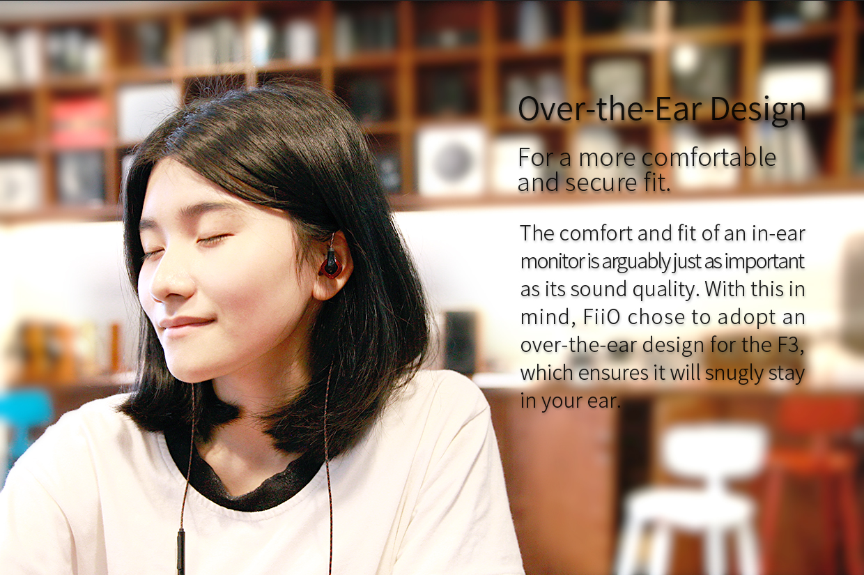 ขาย FiiO F3 หูฟัง IEM ไดร์เวอร์ Graphene แบบใหม่ล่าสุด บอดี้เปลี่ยนสีได้ พร้อมสายถักกับจุกหูฟังแบบใหม่