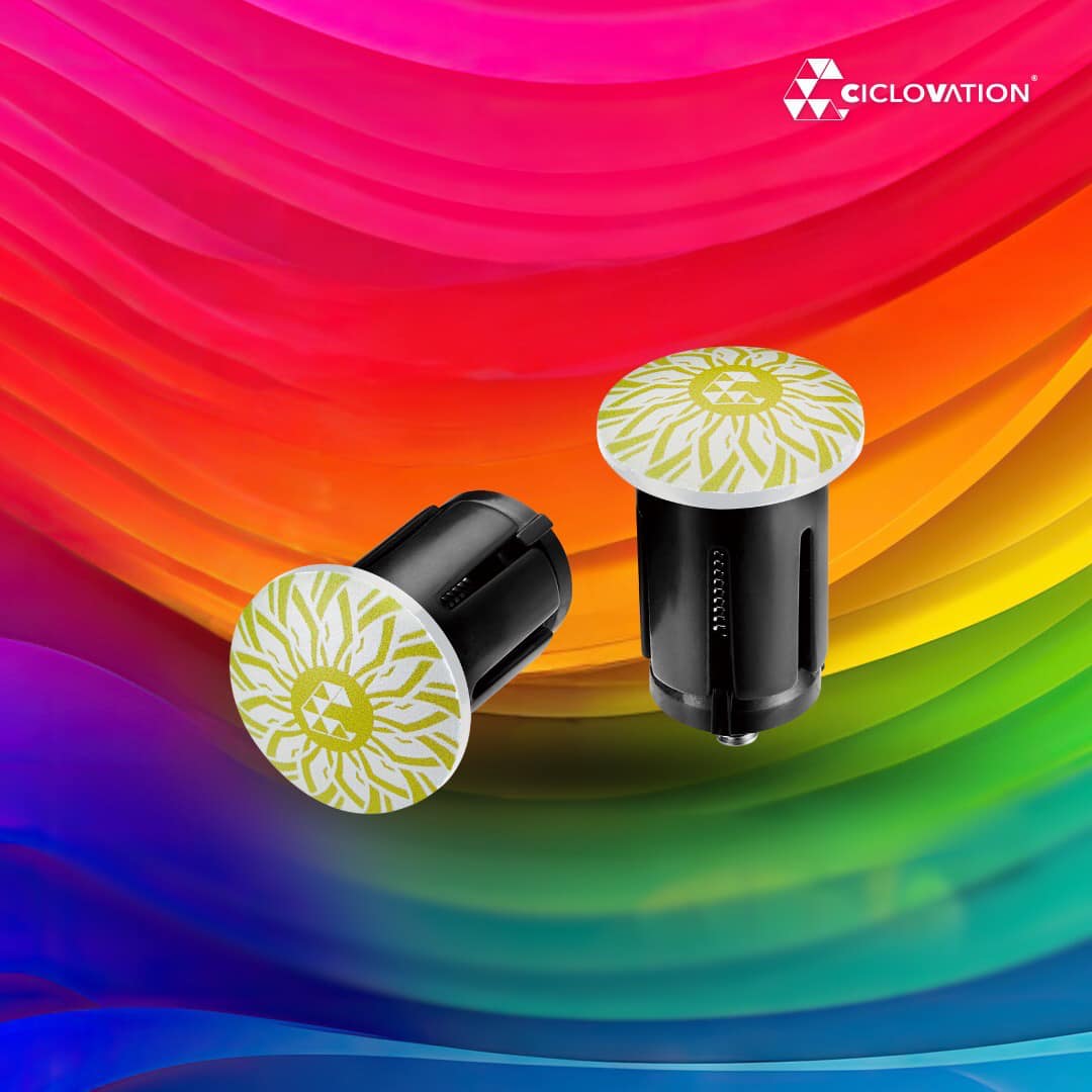 ผ้าพันแฮนด์ CICLOVATION POLY TOUCH OMBRE RAINBOW BAR TAPE