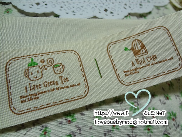 ป้ายผ้า Zakka ญี่ปุ่น ลาย Nature 1 เมตร (กว้าง 2.5 cm) 23 บล็อก