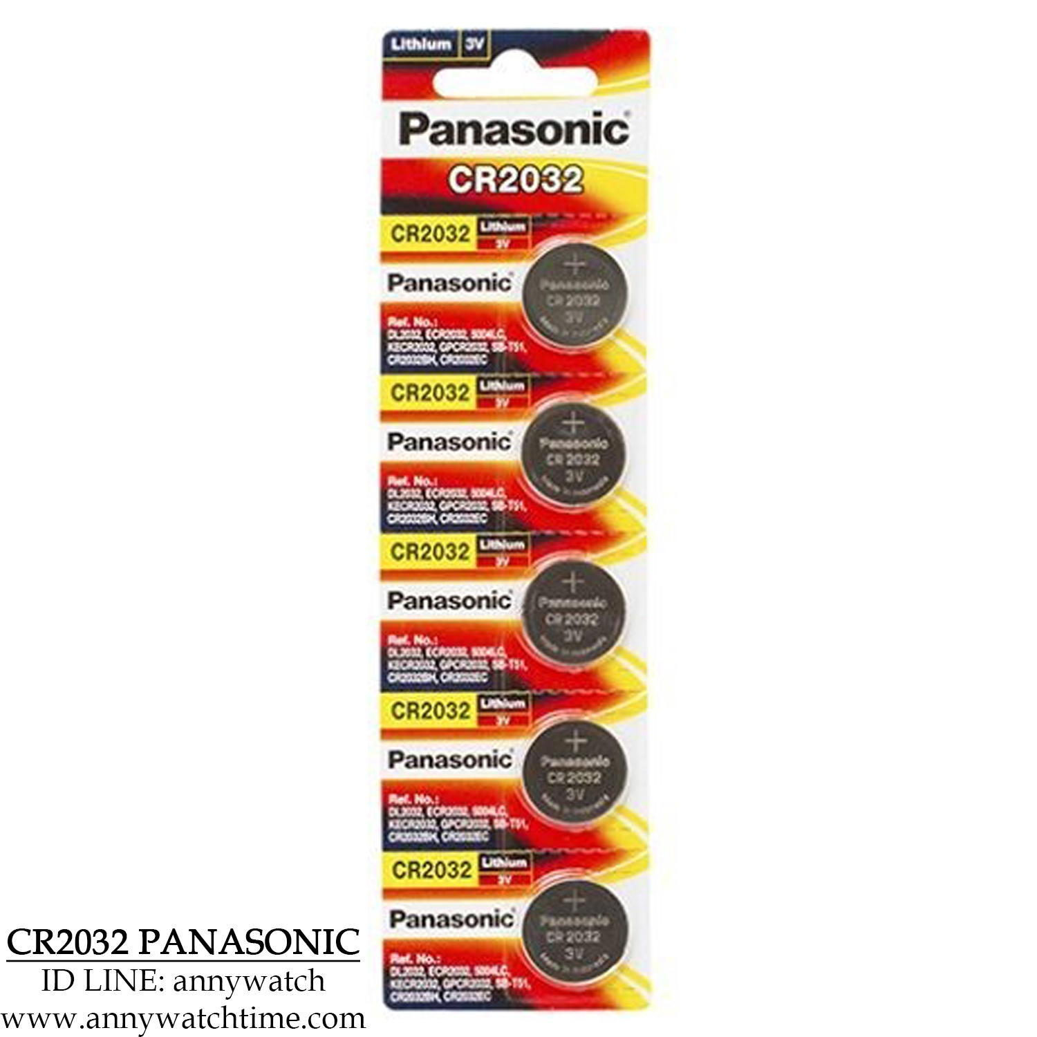 ถ่าน CR2032 PANASONIC