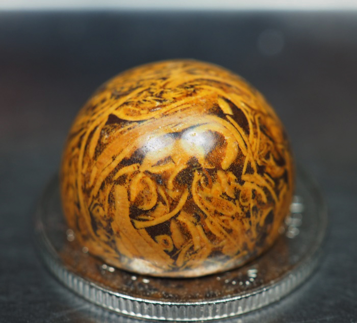หินสีลายธรรมชาติ (ElephantSkinJasper) 19.50 กะรัต