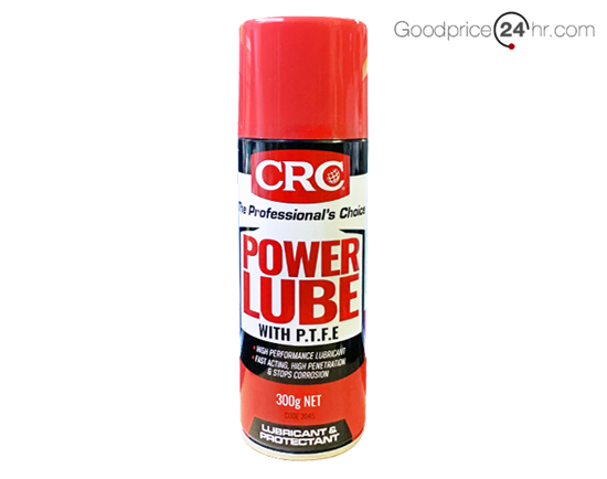 c-034. น้ำยาหล่อลื่นอเนกประสงค์ ผสม P.T.F.E. CRC รุ่น Power Lube with P.T.F.E. ขนาด 433 ml.