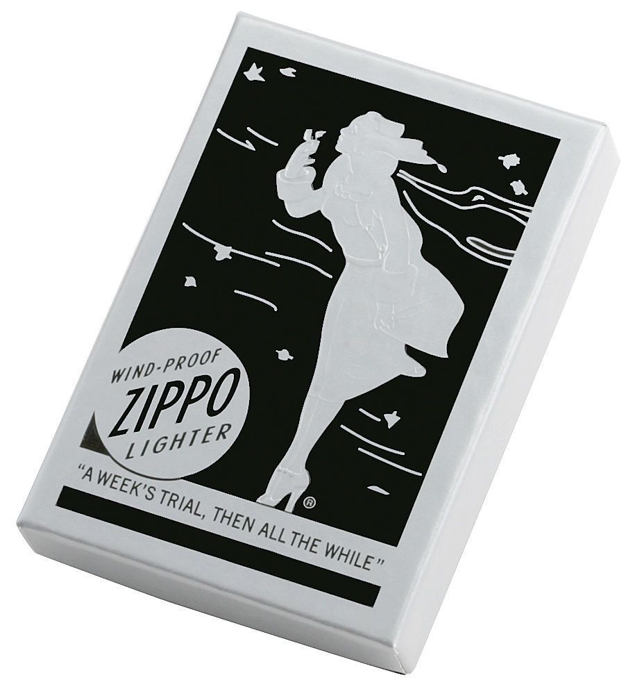 ไฟแช็ค Zippo แท้ " Zippo 1941 Replica™ Brushed Chrome " แท้นำเข้า 100%