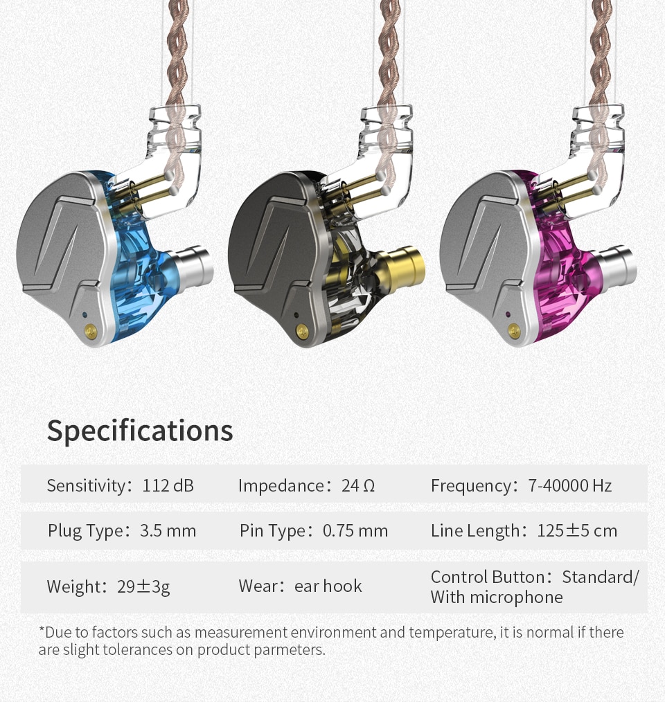 ขาย KZ ZSN Pro หูฟัง Hybird 2 ไดร์เวอร์ (1DD+1BA) รองรับ Hi-Res ถอดสายได้