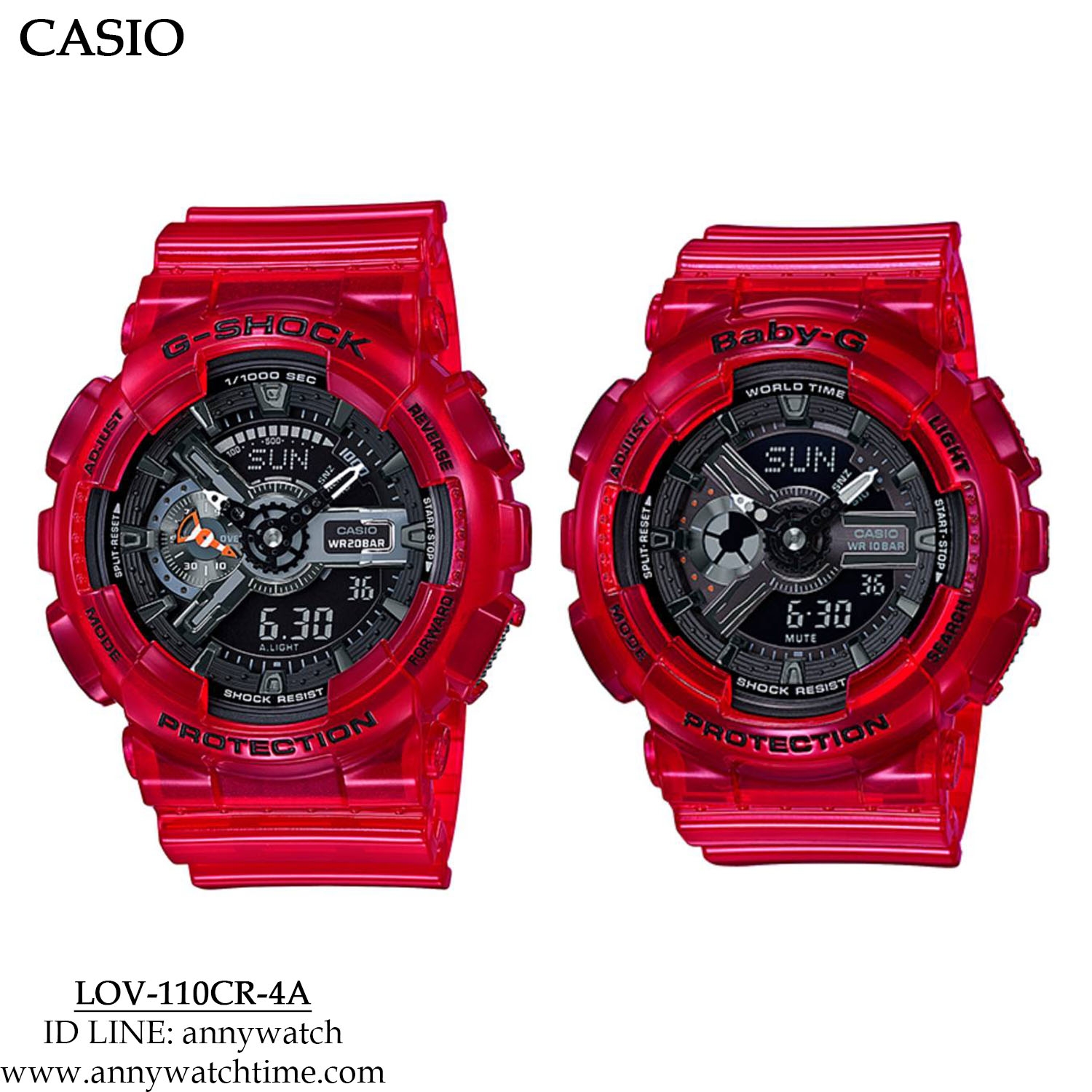 CASIO LOV-110CR-4A