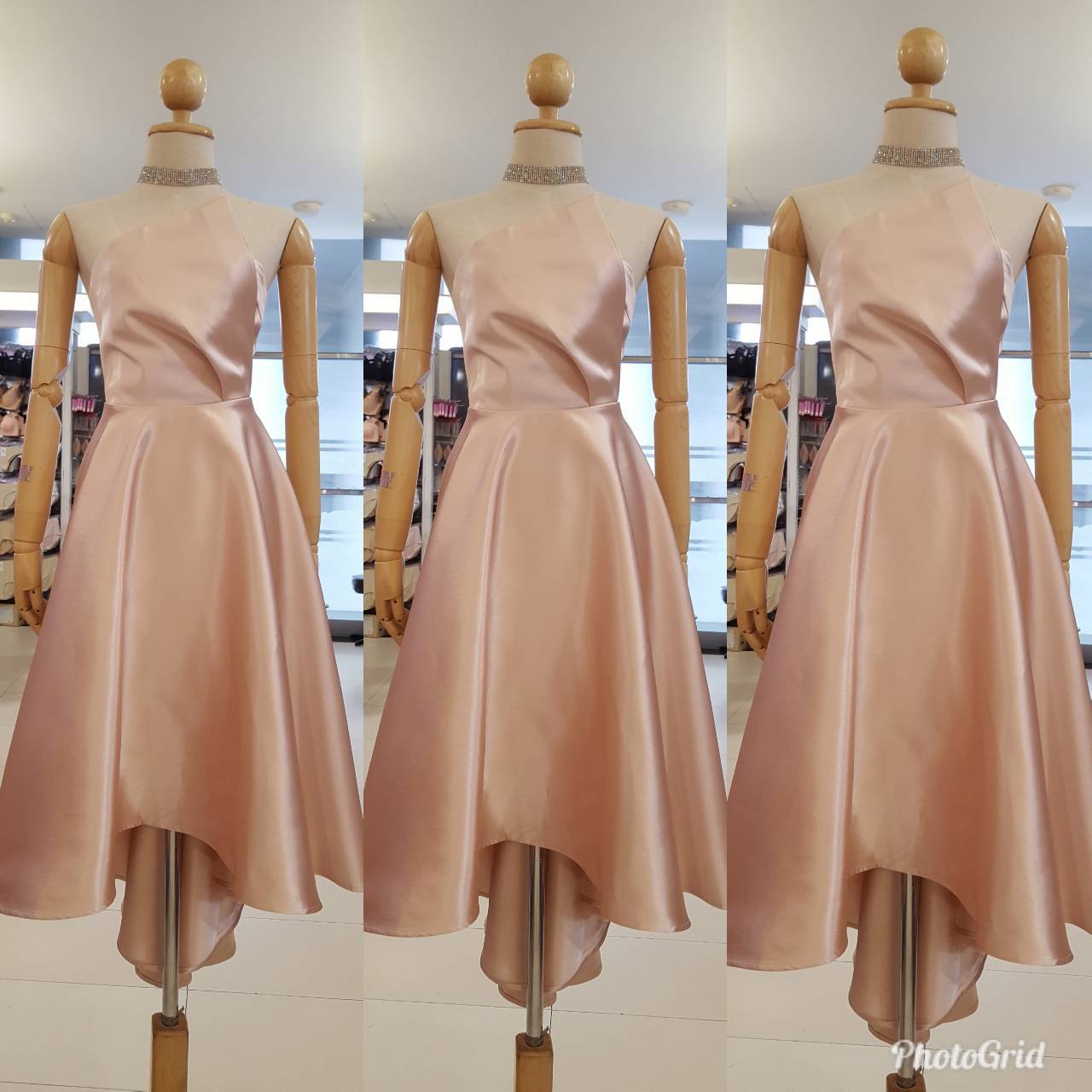 ชุดเพื่อนเจ้าสาว ชุดราตรียาว Gybso - Folded tube top & Tea-length skirt