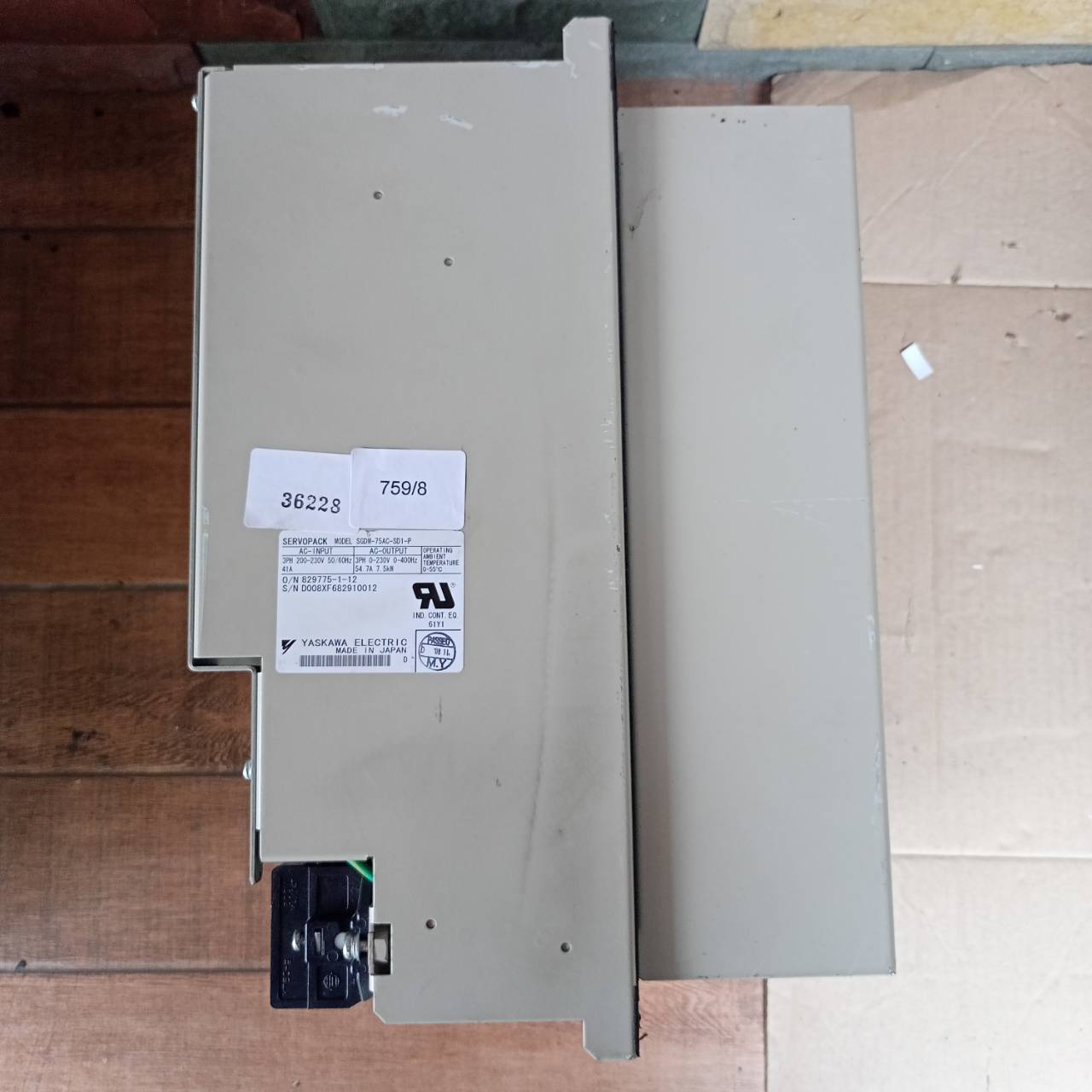 SGDM-75AC-SD1-P SERVO DRIVE " YASKAWA "