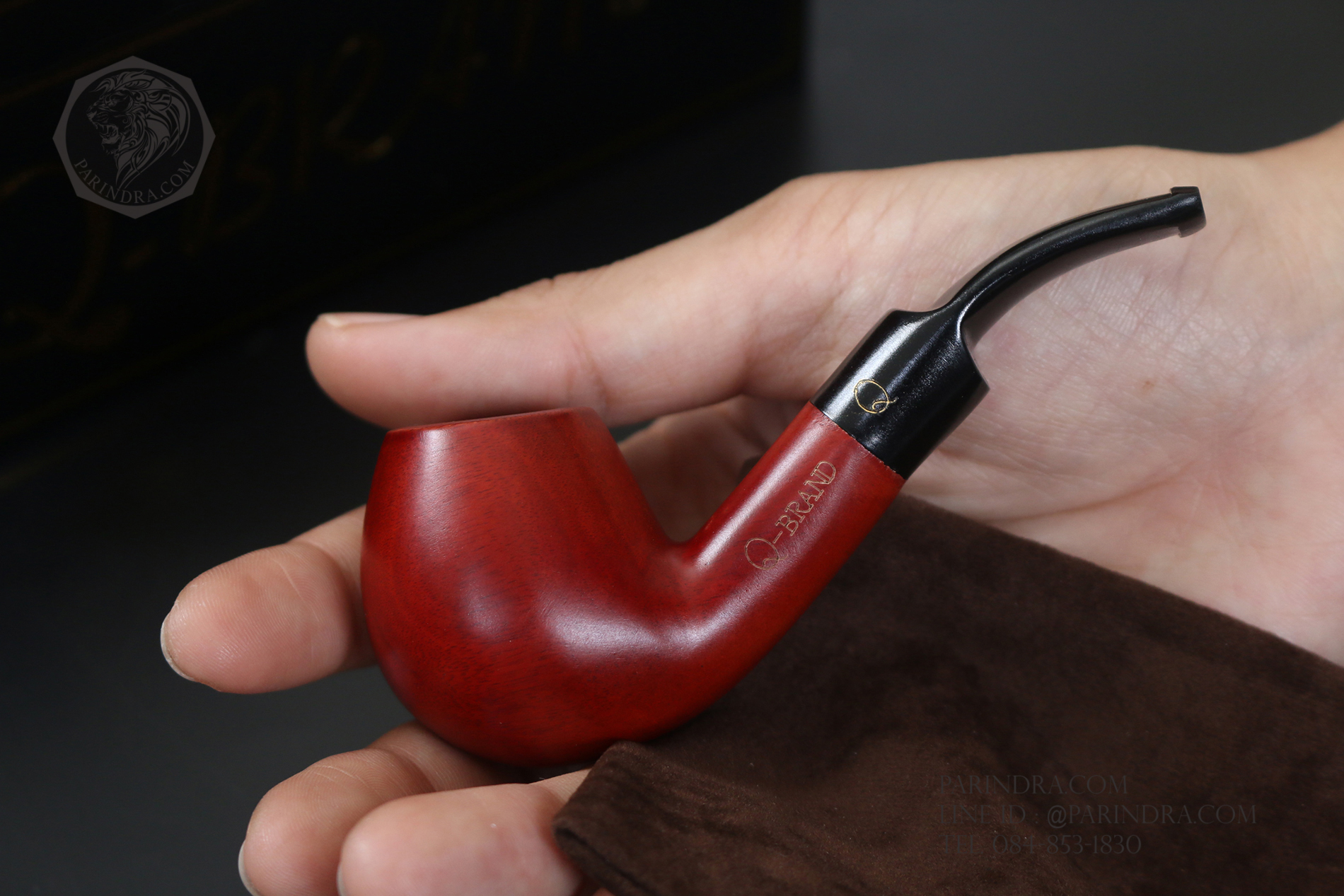 ไปป์ Q Brand Pipe ไม้แท้ ทรงสวย #Sansen 039