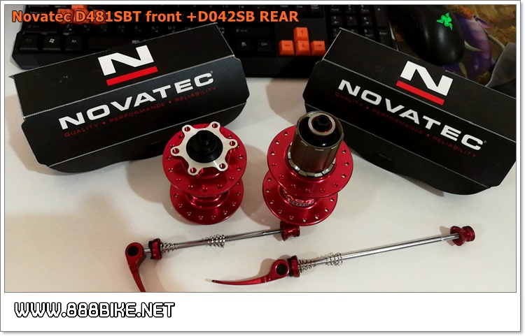 ดุมดิส ดุมเสือภูเขา Novatec , D042SB,041SB หน้า/หลัง 32H ,36H โม่อลู