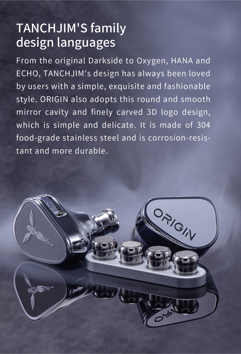 TANCHJIM Origin หูฟัง IEMs ไดรเวอร์ไดนามิก เปลี่ยนท่อนำเสียงได้ สาย OFCชุบเงิน Litz ประกันศูนย์ไทย