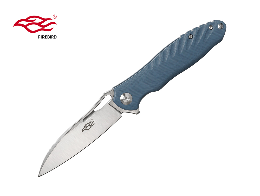 มีดพับ Ganzo กานโซ่ รุ่น FH71-GY / D2 Steel / ด้าม G10 สีน้ำเงิน ของแท้ 100%