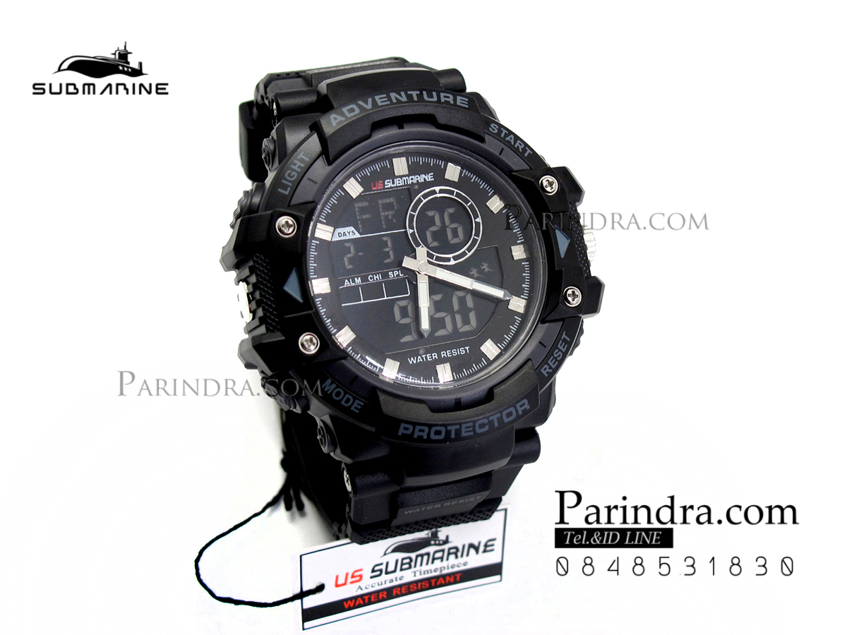 นาฬิกา US submarine TP3168M สีดำล้วน