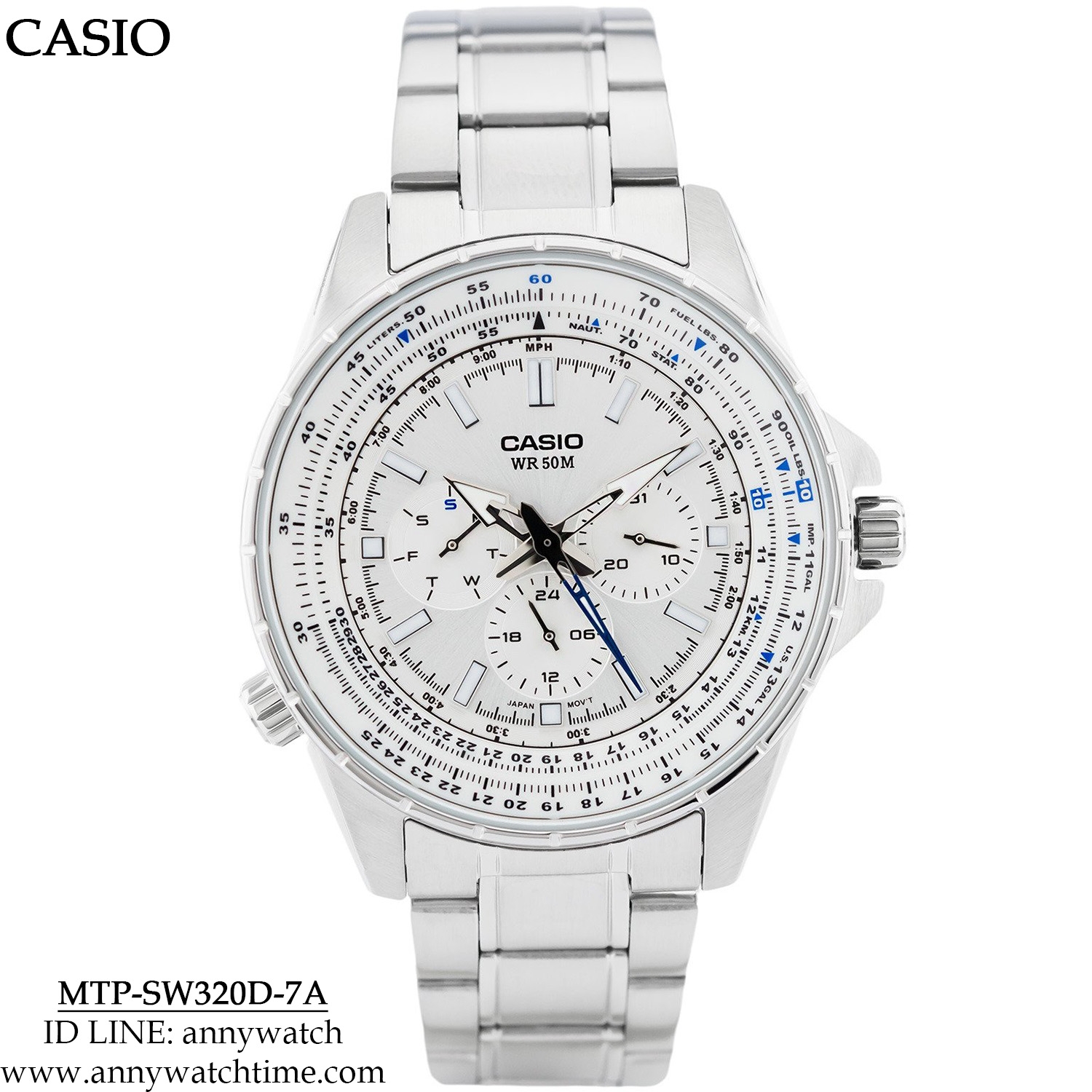 CASIO MTP-SW320D-7A