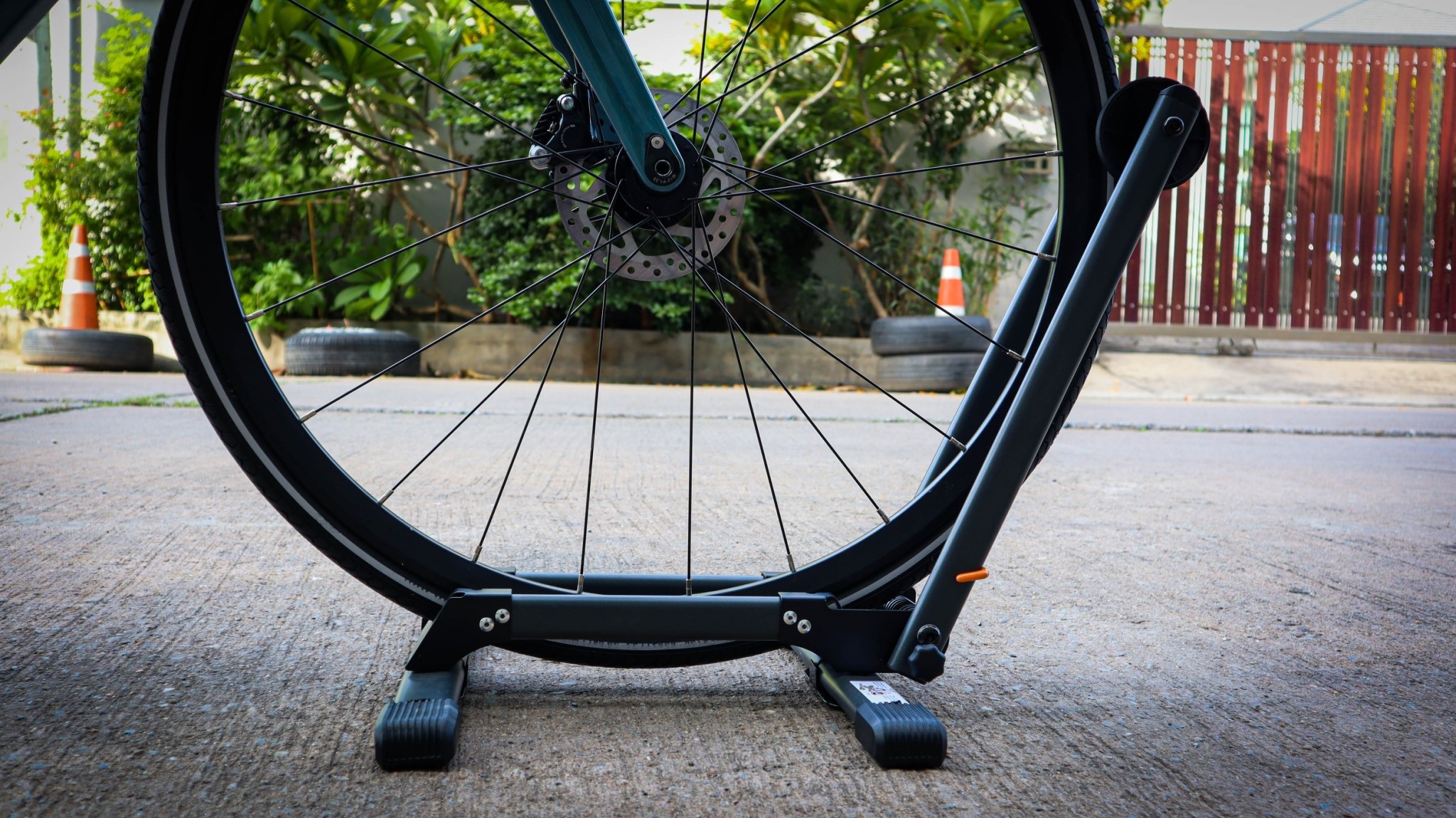 PHANICHAKIT Bike Stand Folding Stand แบบสปริง ขาตั้งจักรยานพับเก็บได้, PG0197