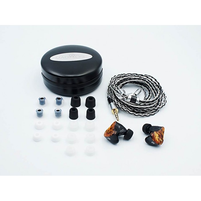 ขาย Magaosi V3 หูฟัง Hybrid 3ไดร์เวอร์ (2BA+1DD) ระดับ Audiophile ขั้ว 2 พิน0.78 ถอดสายได้