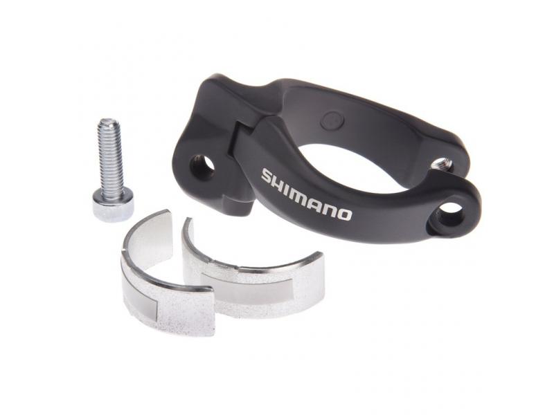 อแดปเตอร์แคล้มป์รัดสีดำ SM-AD67-S, 28.6MM/31.8MM (Utegra Di2)
