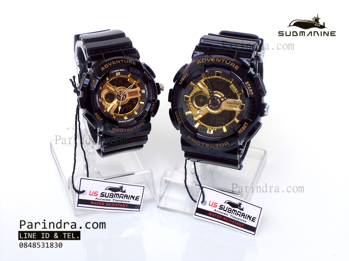 นาฬิกา US submarine Adventure Protector รุ่น TP3163L สีดำ-ทอง