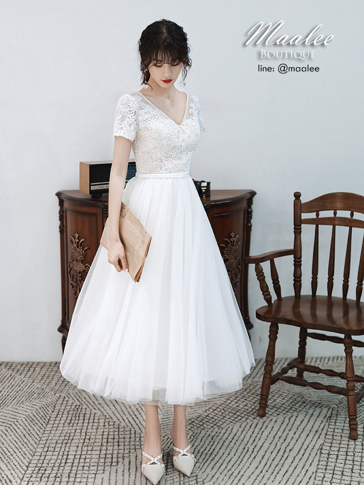 Pro-order ชุดเช่า ชุดแต่งงาน มินิมอล ชุดหมั้น