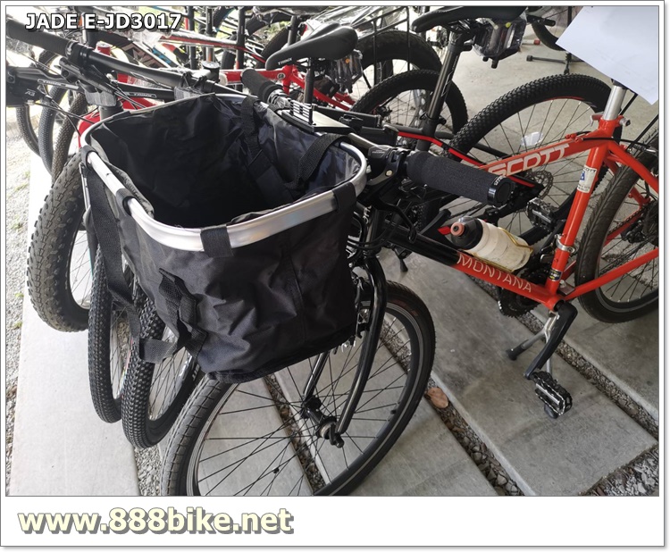 JADE E-JD3017 FABRIC FRONT BASKET, 27X41X24CM.