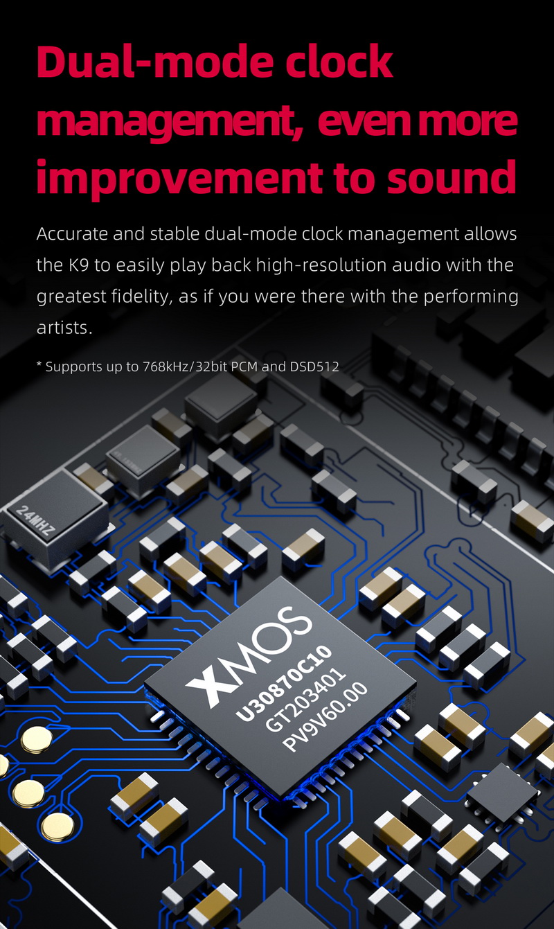 FiiO K9 DAC/AMP ตั้งโต๊ะระดับเรือธง รองรับ LDAC, Dual Hi-Res ประกันศูนย์ไทย