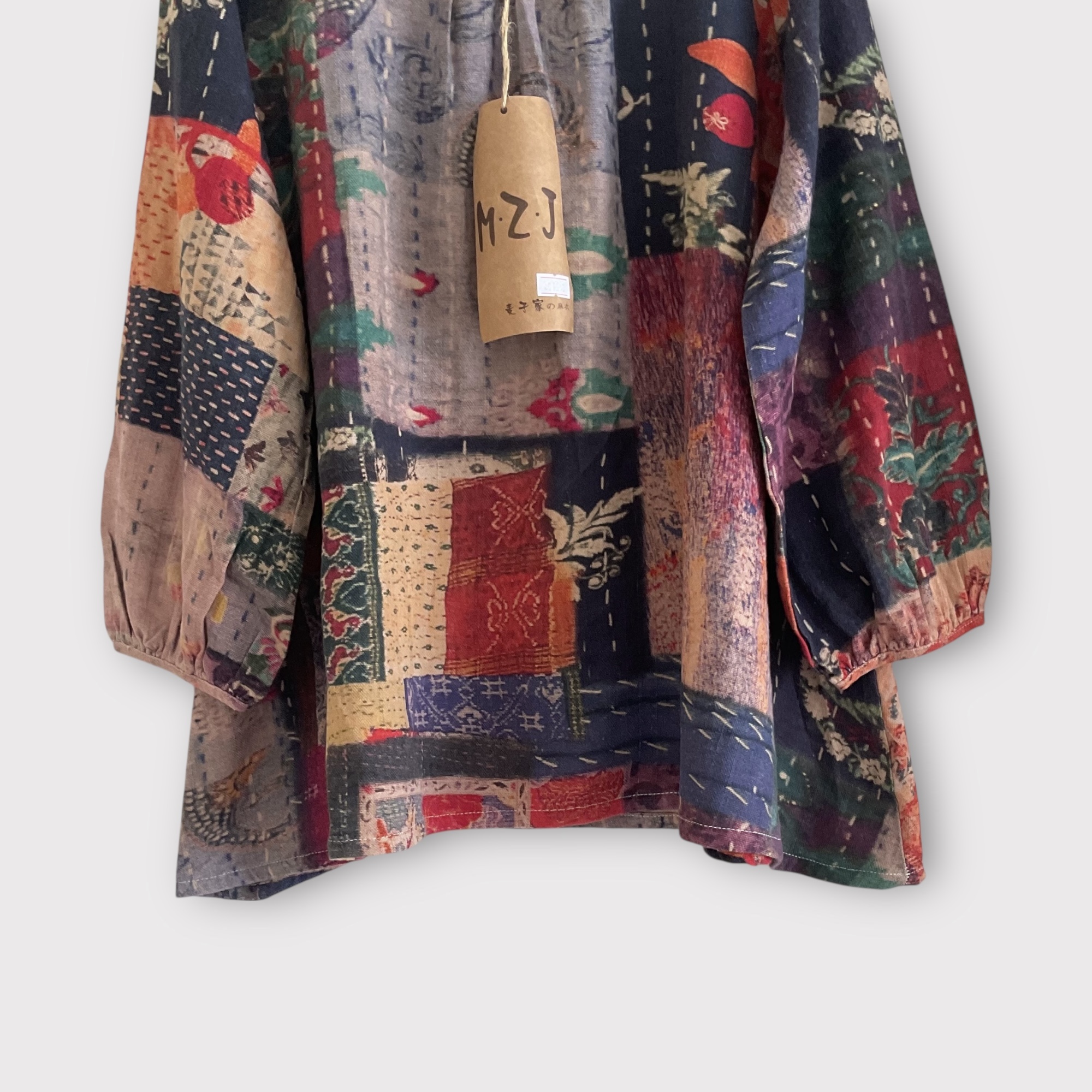 เสื้อผ้าฝ้ายลายpatchork