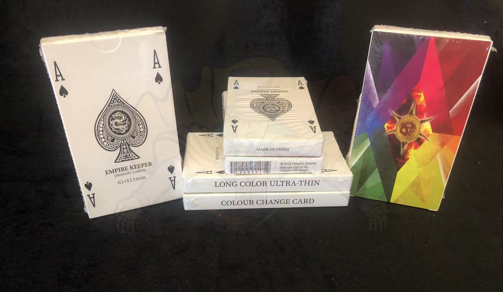 การ์ดเนื้อบาง manipulation card รุ่นไต้หวัน หลากสี 61*111 mm