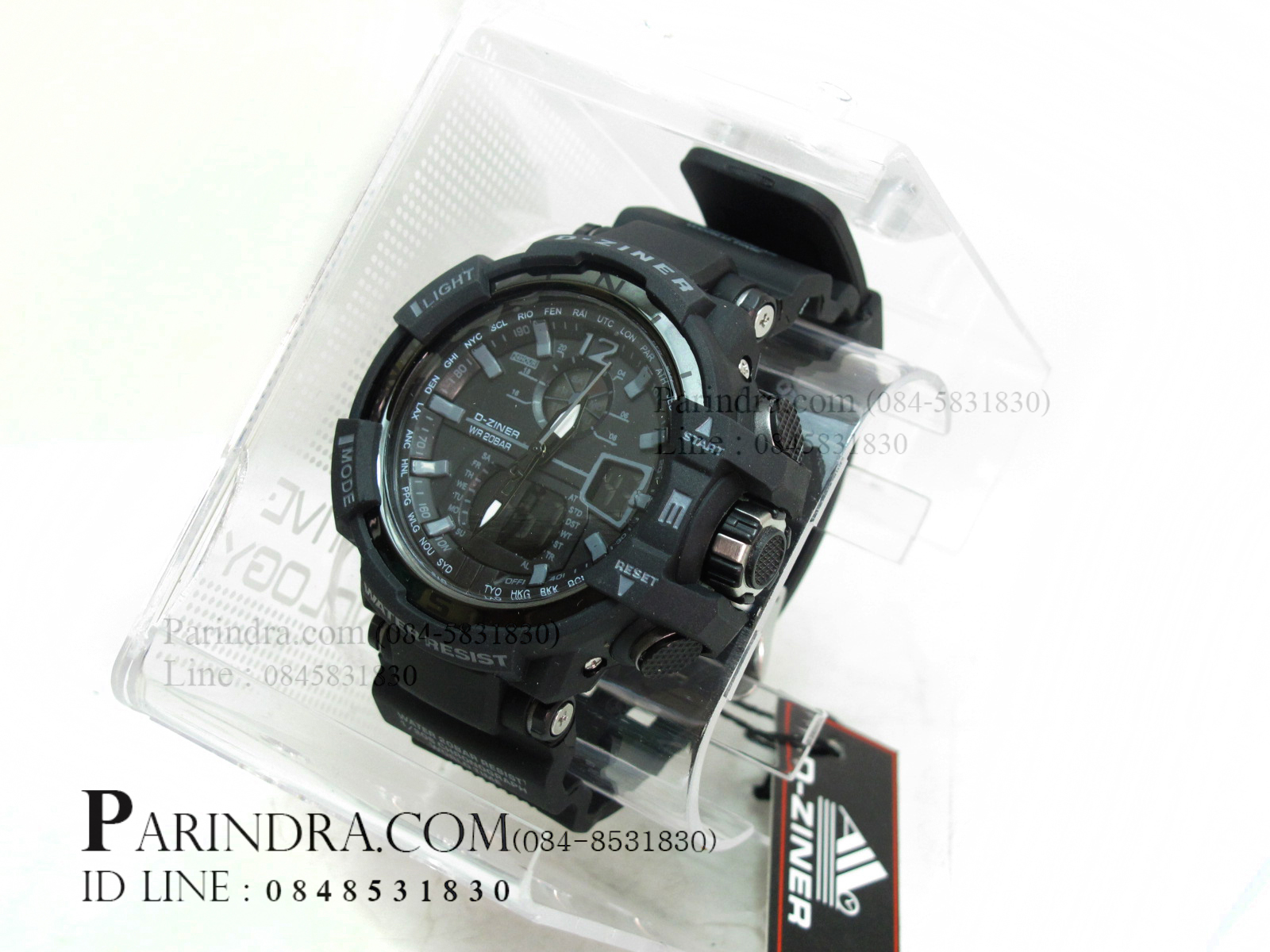 นาฬิกา D-ZINER ขอบเข็มทิศสีดำ